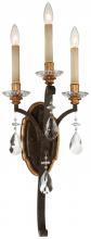 Minka N6453-652 - Chateau Nobles Collection - 3 Light Wall Sconce