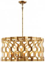 Minka N6776-293 - Coronade - 6 Light Drum Pendant/ Semi Flush