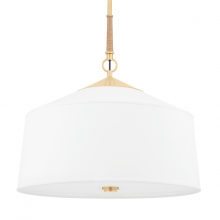 Hudson Valley 5223-AGB - White Plains Pendant