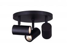 Canarm ICW1022A03BK10 - Marena 3 Light Track Lighting, Black Finish