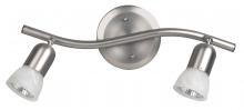 Canarm IT356A02BPT10 - James 2 Light Track Lighting, Brushed Pewter Finish