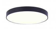 Canarm DL-6F-10WS-BK-C - 6.1 Inch Black LED Edgeless Flush Mount
