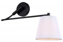 Canarm IWF1201A01BK - Aspen 1 Light Wall Light