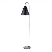 Canarm IFL1076A66BKN - TALIA, IFL1076A66BKN, BN + MBK Color, 1 Lt Floor Lamp, 60W Type A, 12" W x 66" H x 16.25"