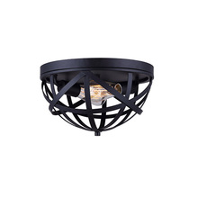 Canarm IFM567A13BK-C - Gigi 2 Light Flush Mount, Black Finish