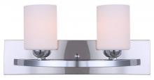 Canarm IVL370A02CH-O - Hampton 2 Light Vanity, Chrome Finish
