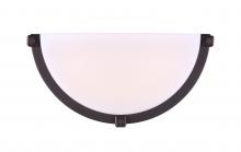 Canarm LWL147A13ORB - COTTER, LWL147A13ORB -G-, 13 IN Wall Sconce, Acrylic, 11.5W LED (Integrated), Dimmable, 900 Lumens