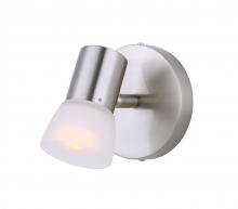 Canarm ICW517A01BN - Hudson, ICW517A01BN, 1 Lt Ceiling/Wall, Frosted Glass, 60W A15 or R16, 5 IN W x 5 IN H