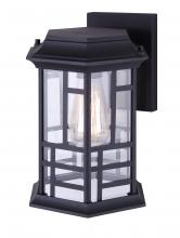 Canarm IOL353BK - CHANTRY, IOL353BK, 1 Lt Outdoor Down Light, Clear Glass, 100W Type A, 8 .25 IN W x 11 IN H