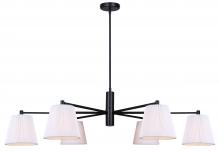 Canarm ICH1201A06BK - Aspen 6 Light Chandelier