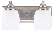 Canarm IVL259A02BPT - Griffin, IVL259A02 BPT -G-, 2 Light Vanity, Flat Opal Glass