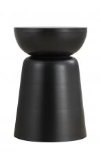 Canarm QE-30615 - DRAM, Contemporary Matte Black Finished Stool, Fully Assembled for Living Room