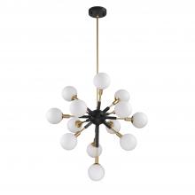 Kendal PF100-13L-BLK/BRS - 13 LIGHT PENDANT