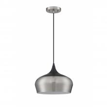 Kendal PF130-SN/BLK - 1 LIGHT PENDANT