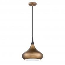 Kendal PF140-BRS/BLK - 1 LIGHT PENDANT