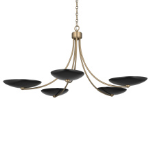 Kichler 52856CPZBK - Palmela Chandelier 5Lt