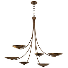 Kichler 52857LBRLBZ - Palmela Chandelier 6Lt