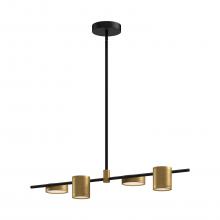 Kuzco Lighting LP96840-BK/BG-UNV - Jayden 40-in Black/Brushed Gold LED Linear Pendant