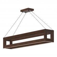 Kuzco Lighting LP32942-WT - Morina 42-in Walnut LED Linear Pendant