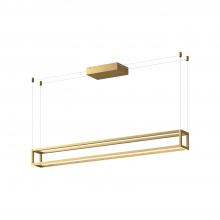 Kuzco Lighting LP45548-BG-UNV - Plaza 48-in Brushed Gold LED Linear Pendant