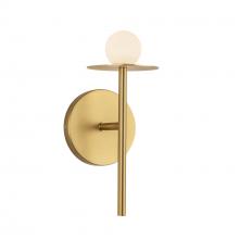 Kuzco Lighting WS15504-BG-UNV - Elixir 10-in Brushed Gold LED Wall Sconce