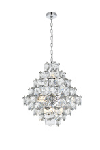 Elegant 1050G24C - Pendant D24"H25"L15 Chrome