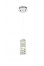 Elegant 3680D1C - Aston Hang D6.5"H9.5" LED L1 5W DIM 3CCT Chrome