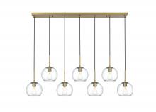 Elegant LD2230SG - BAXTER Hang L53.9"W7.9"H8"L7 Satin Gold CL