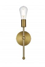 Elegant LD2356SG - Keely Wall Sconce W4.7"E3.7"H12.2" Satin Gold
