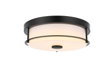 Elegant LD304F12BK - Flush Mount D12" H4" LED 18W 3CCT Black