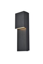 Elegant LDOD4001BK - Raine Integrated LED wall sconce in black