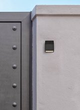 Elegant LDOD4004BK - Raine Integrated LED wall sconce in black