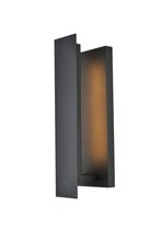Elegant LDOD4005BK - Raine Integrated LED wall sconce in black