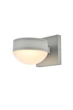 Elegant LDOD4014S - Raine Integrated LED wall sconce in silver