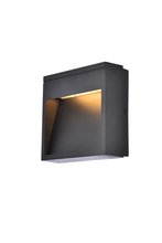 Elegant LDOD4019BK - Raine Integrated LED wall sconce in black