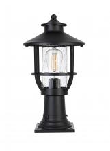 Elegant OD314P17BK - Outdoor Pole Light D9" H16.5" L1 Black