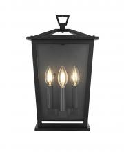 Elegant OD331W16BK - Wall sconce W9.5" H16" E7.5" L3 Black