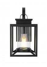 Elegant OD339W13BK - Wall sconce W7" H12.5" E8.5" L1 Black