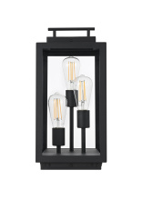 Elegant OD418L18BK - Lawn Light L8.3" W8.3" H17.5" Black