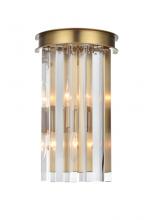 Elegant 1208W8SG/RC - Sydney 8 inch crystal wall sconce in satin gold