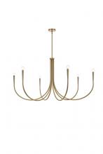 Elegant LD722D55SG - Layne 55 inch chandelier in Gold