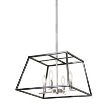 DVI DVP30006SN+GR - Laurentian 4 Light Pendant