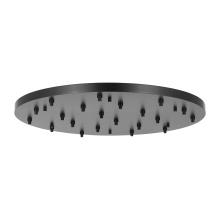 Visual Comfort SLCH576B - 46.5" Round Multiport Canopy