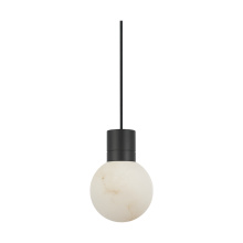 Visual Comfort SLPD54130BB - Mina Alabaster Small Pendant