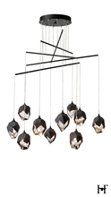 Hubbardton Forge 131159-SKT-STND-10-BP0754 - Chrysalis 10-Light Small Crystal Mobile Pendant