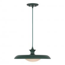 Alora Lighting PD557015PGN - Minori 15-in Pine Green Socket Pendant