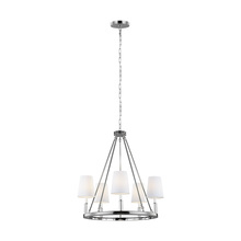 Visual Comfort F2922/5PN - Lismore Medium Chandelier