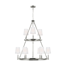 Visual Comfort F2937/3+6PN - Lismore Large Chandelier