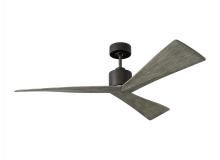 Visual Comfort 3ADR52AGP - Adler 52-inch indoor/outdoor Energy Star ceiling fan in aged pewter finish