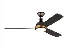Visual Comfort 3HCKR60BNZHABD - Hicks 60" LED Ceiling Fan